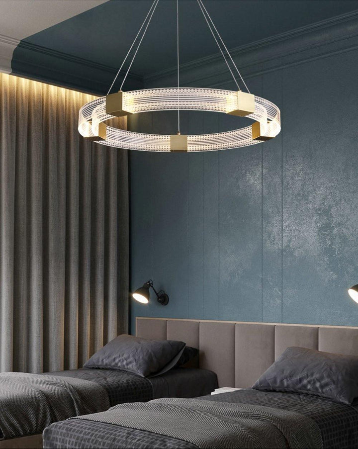 Parallel Ring LED Chandelier - Vakkerlight