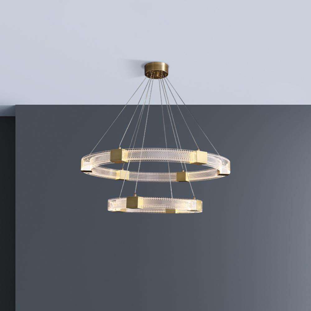 Parallel Ring LED Chandelier - Vakkerlight