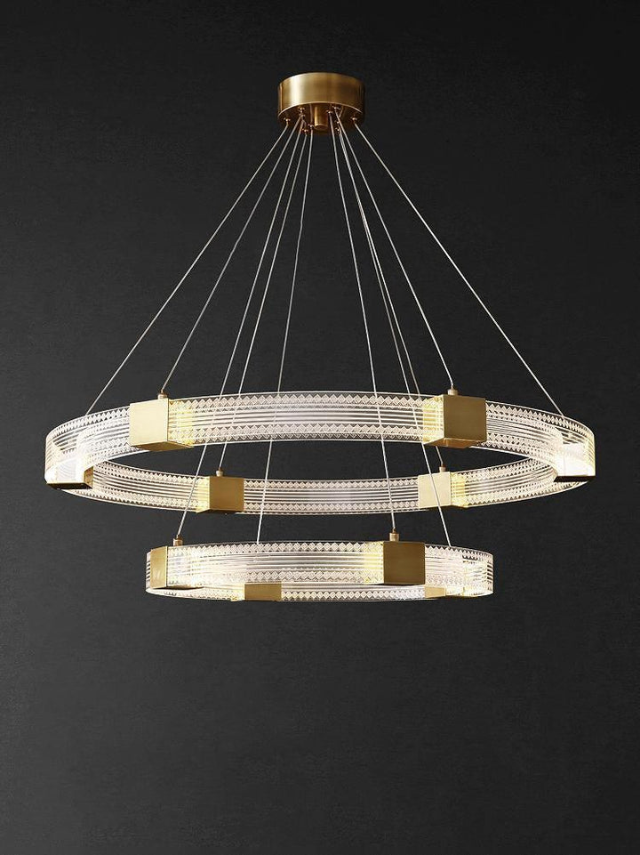 Parallel Ring LED Chandelier - Vakkerlight