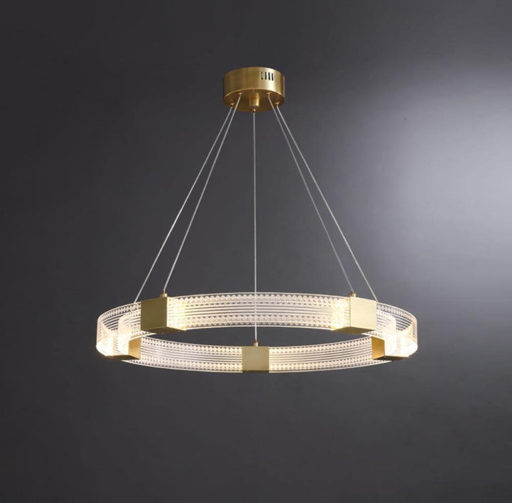 Parallel Ring LED Chandelier - Vakkerlight