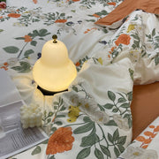 Birnen-Tischlampe mit eingebautem Akku