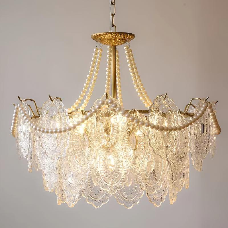 Pearls Glass Chandelier - Vakkerlight