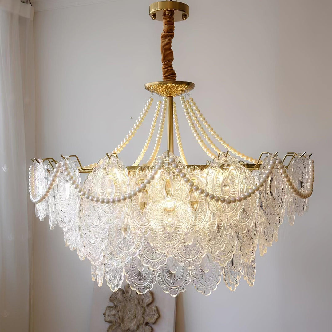 Pearls Glass Chandelier - Vakkerlight