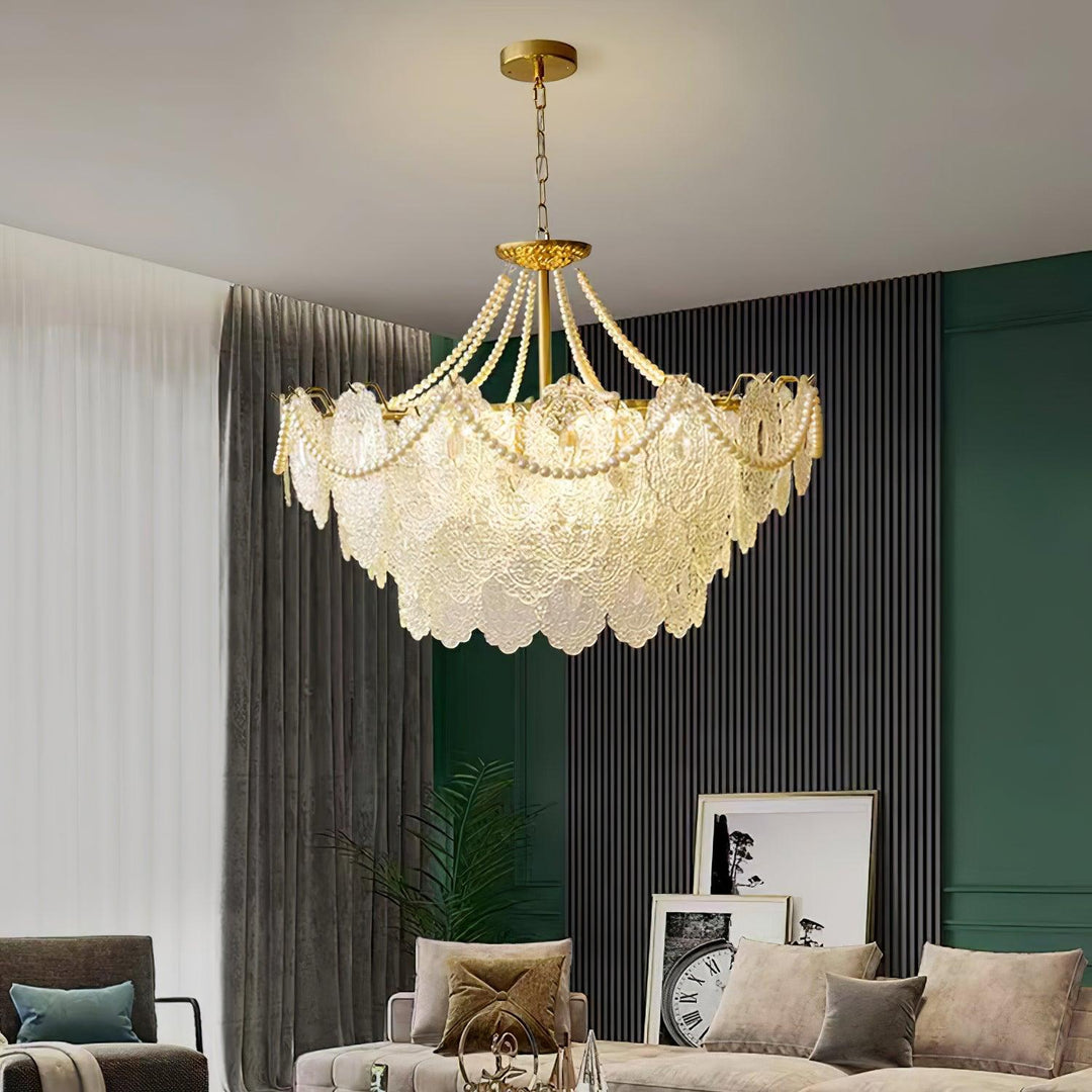 Pearls Glass Chandelier - Vakkerlight