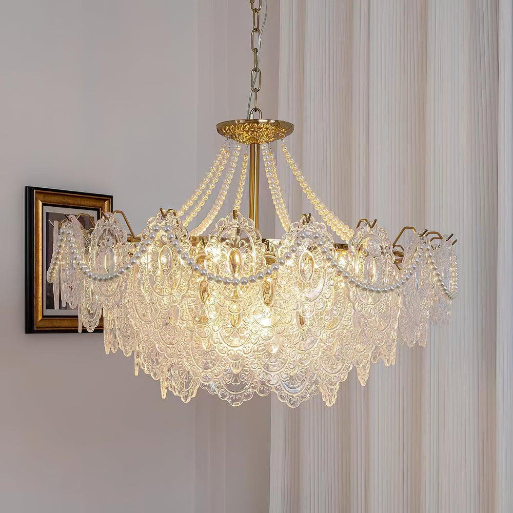 Pearls Glass Chandelier - Vakkerlight