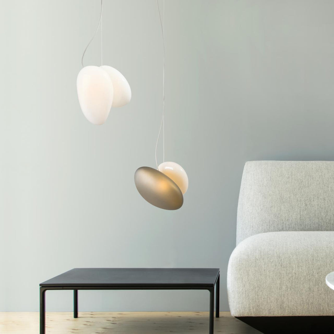 Translucent Frosted Glass Pendant Light - Vakkerlight