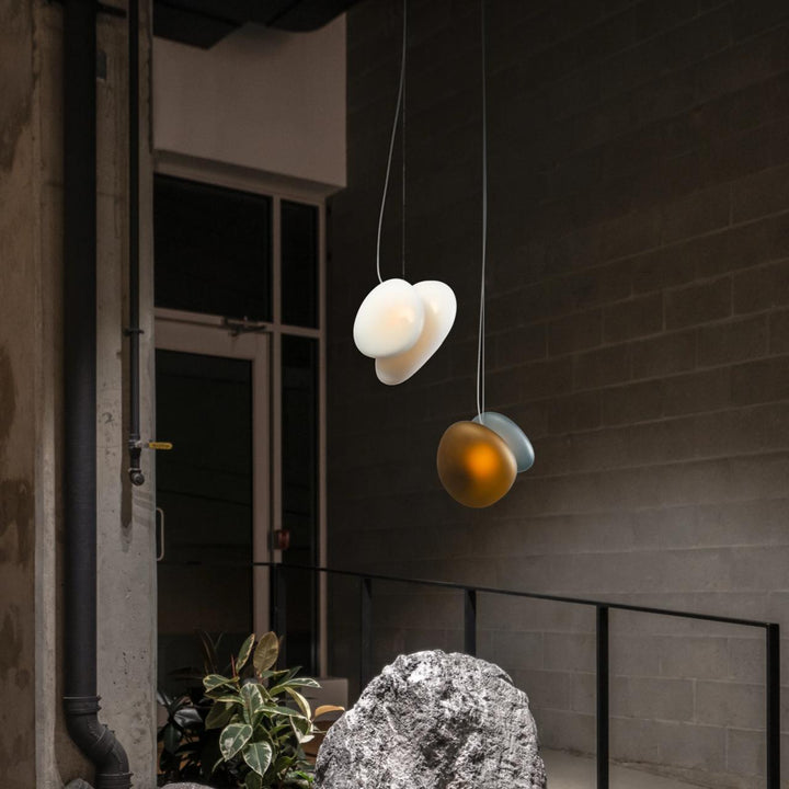 Translucent Frosted Glass Pendant Light - Vakkerlight