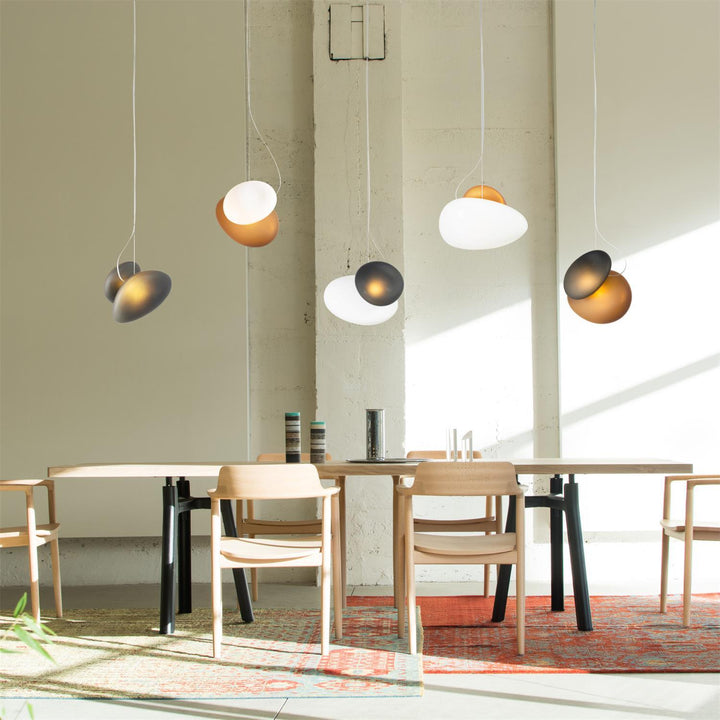 Translucent Frosted Glass Pendant Light - Vakkerlight