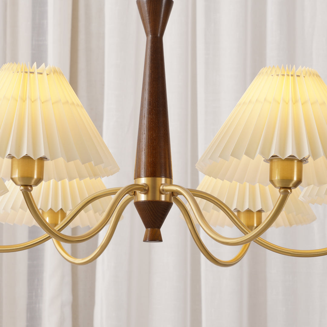 Pleated Chandelier - Vakkerlight