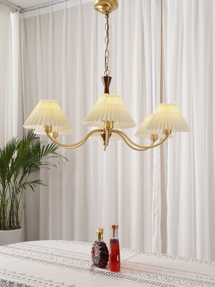 Pleated Chandelier - Vakkerlight