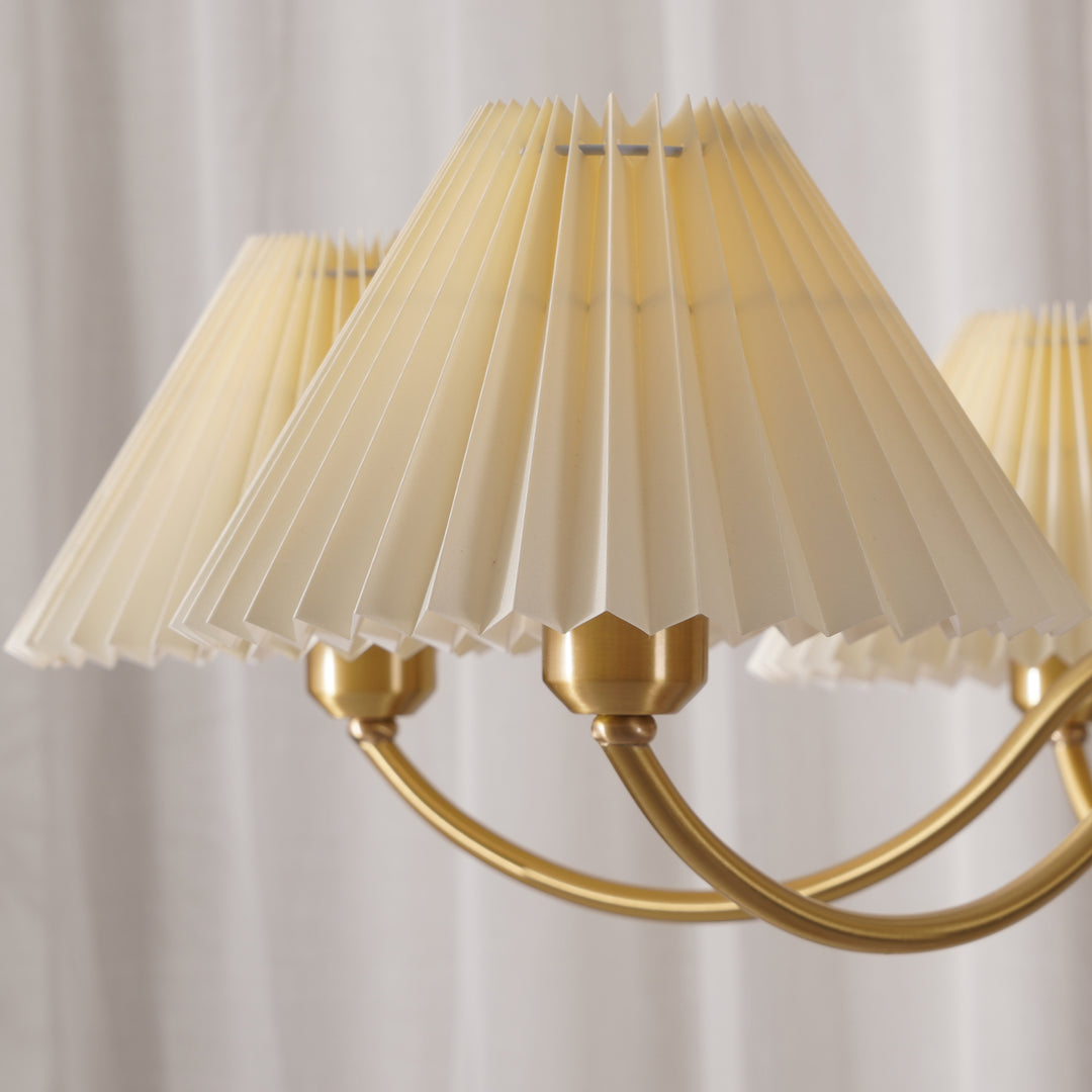 Pleated Chandelier - Vakkerlight