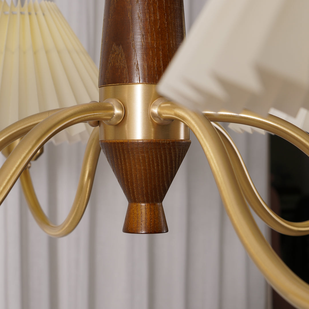 Pleated Chandelier - Vakkerlight