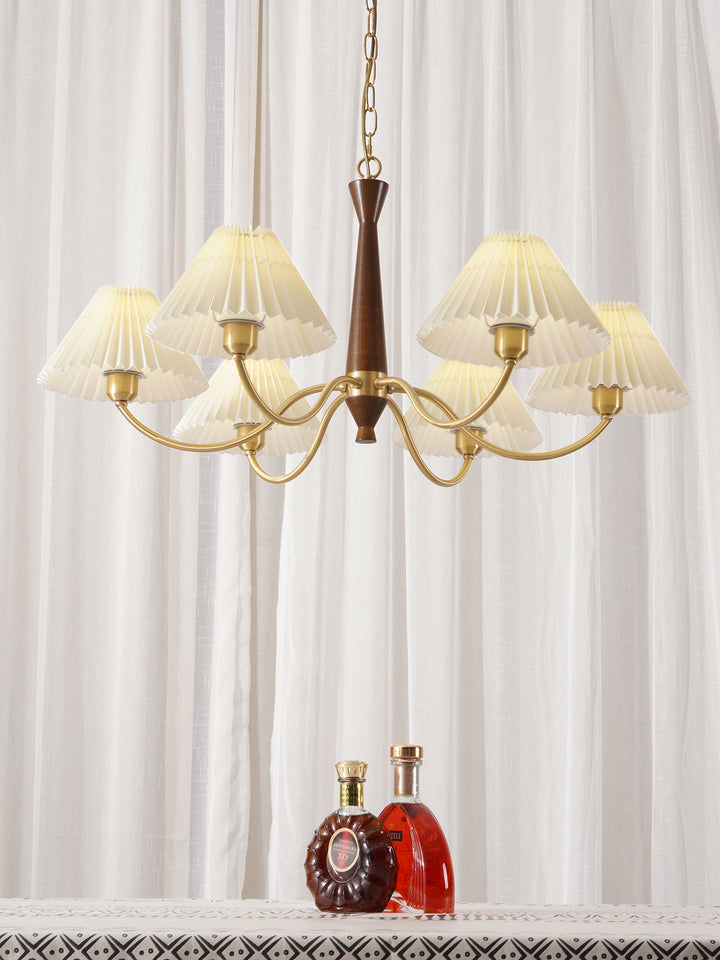 Pleated Chandelier - Vakkerlight