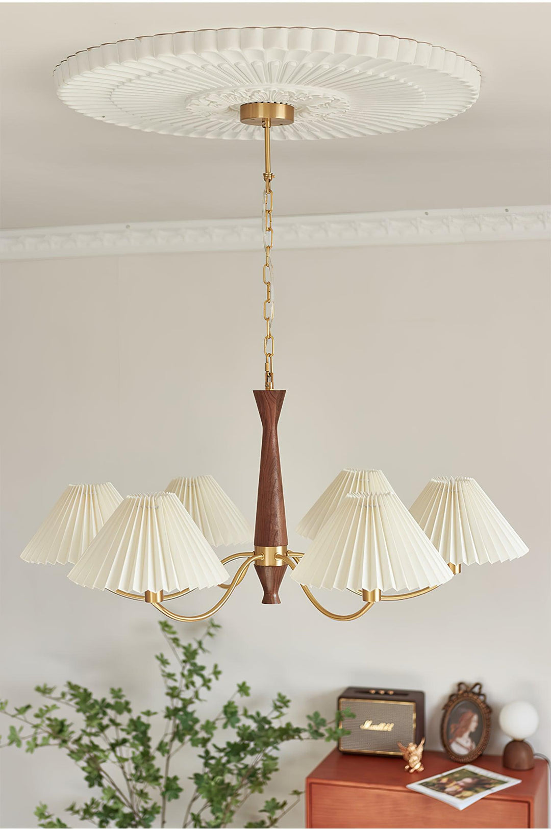 Pleated Chandelier - Vakkerlight