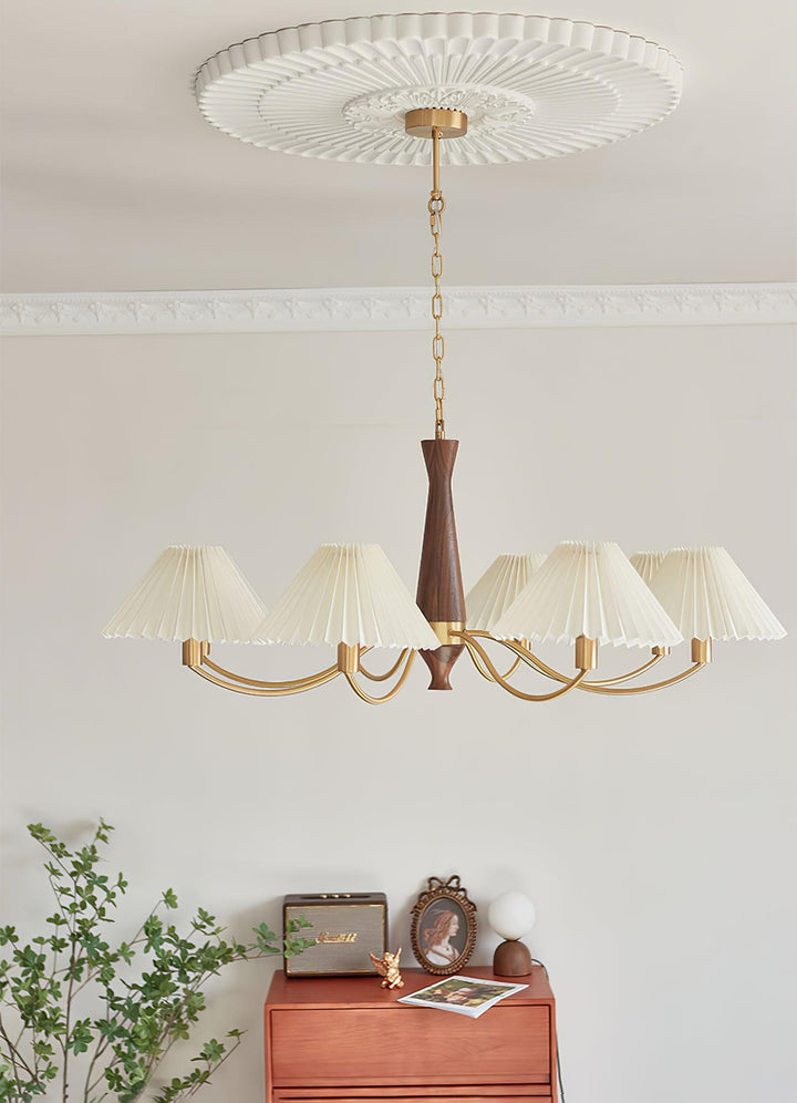 Pleated Chandelier - Vakkerlight