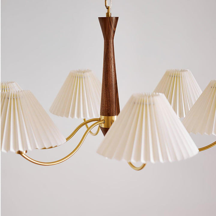 Pleated Chandelier - Vakkerlight