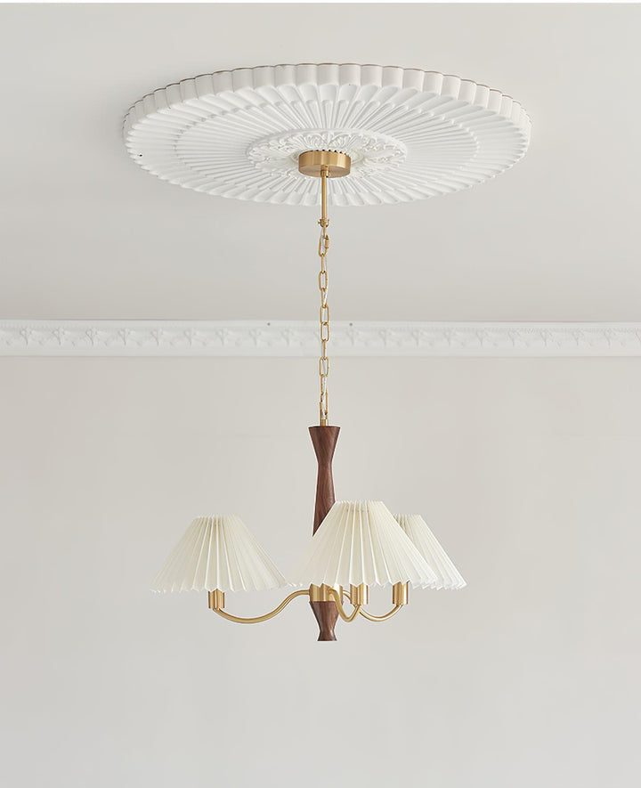 Pleated Chandelier - Vakkerlight