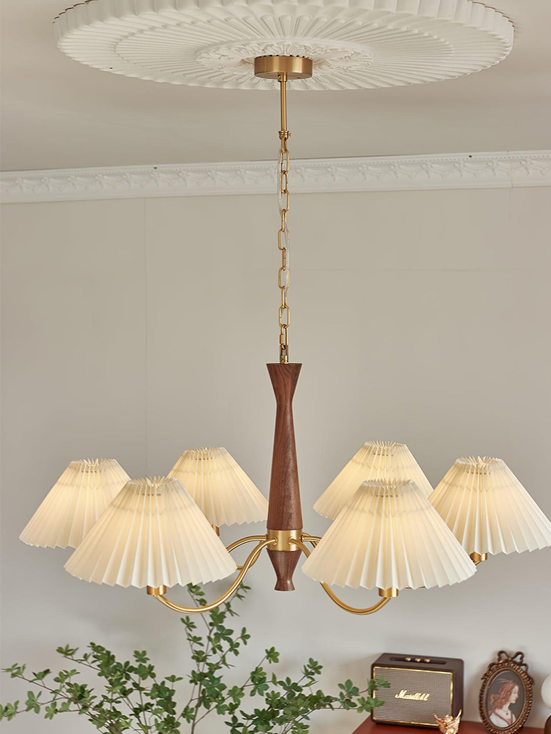 Pleated Chandelier - Vakkerlight