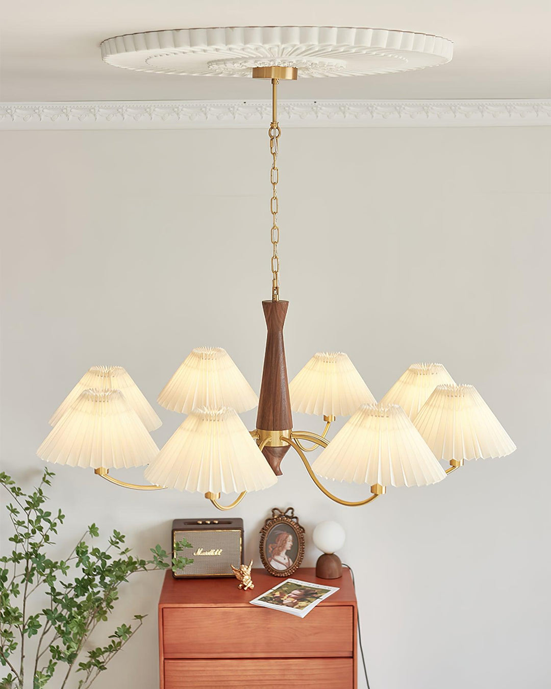 Pleated Chandelier - Vakkerlight