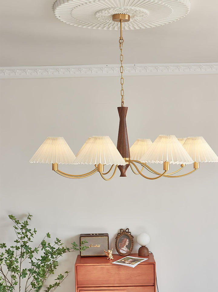 Pleated Chandelier - Vakkerlight