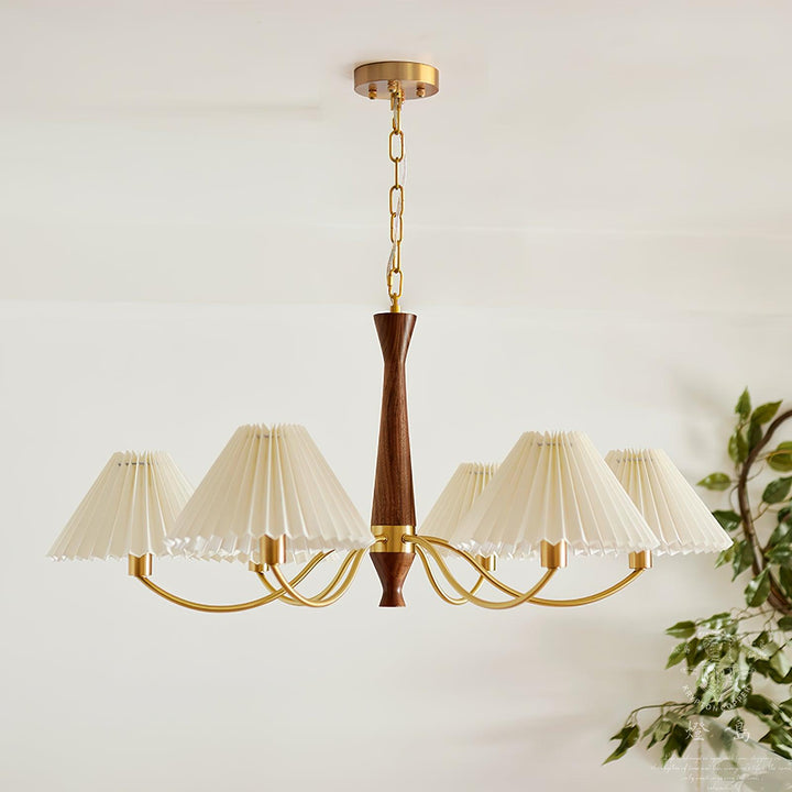 Pleated Chandelier - Vakkerlight