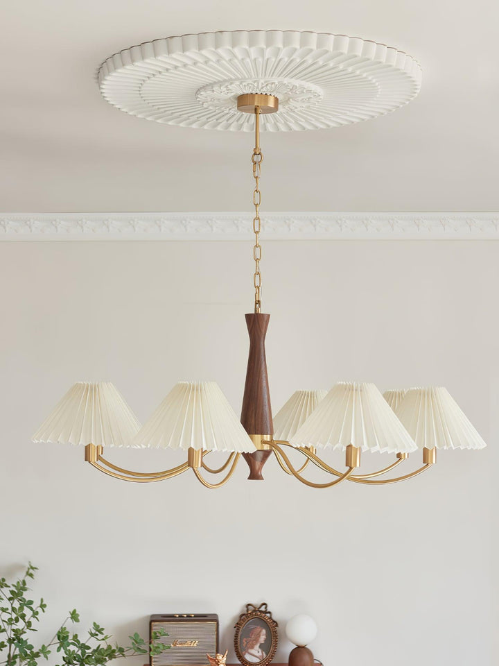 Pleated Chandelier - Vakkerlight