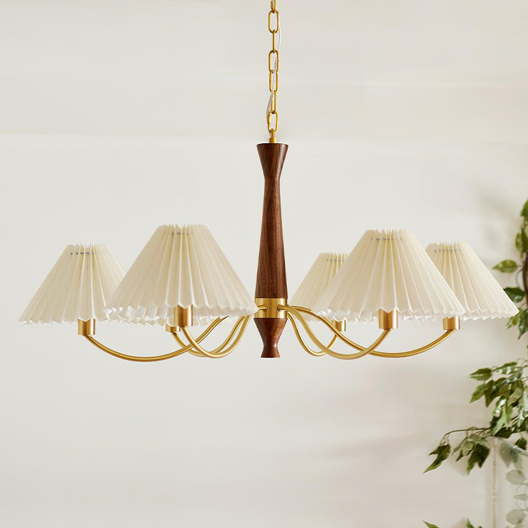 Pleated Chandelier - Vakkerlight