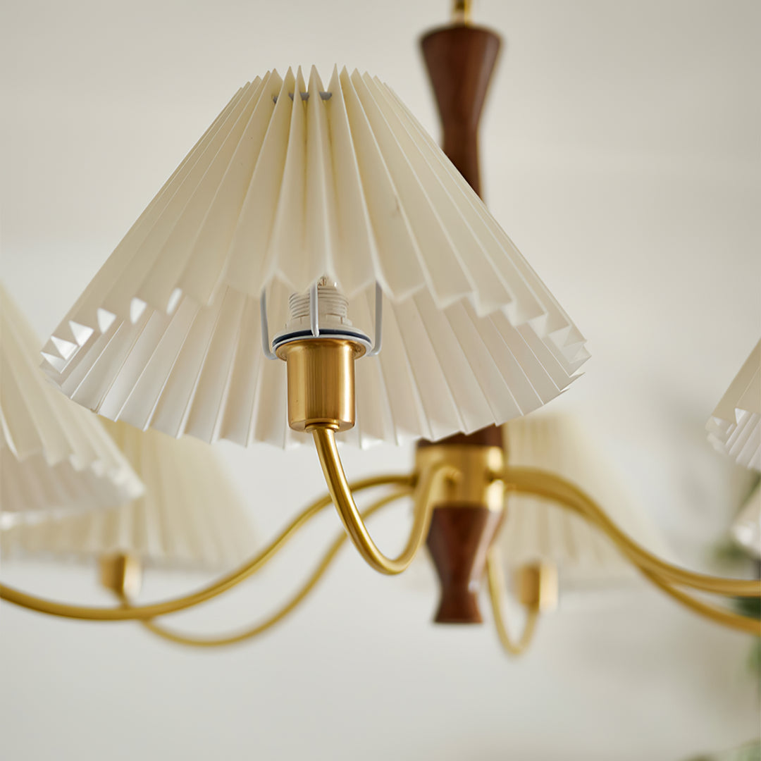 Pleated Chandelier - Vakkerlight