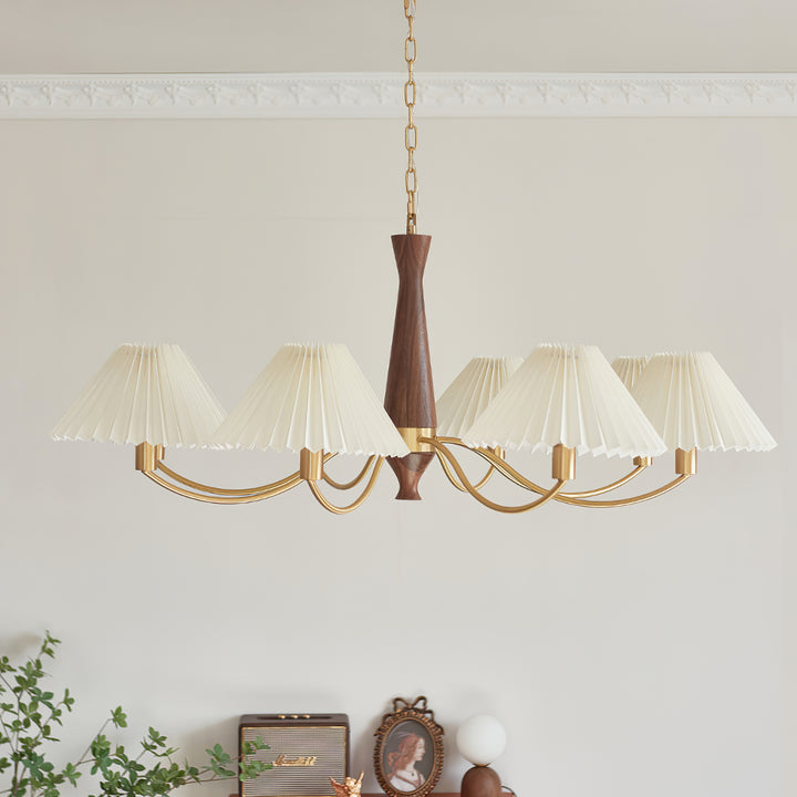 Pleated Chandelier - Vakkerlight