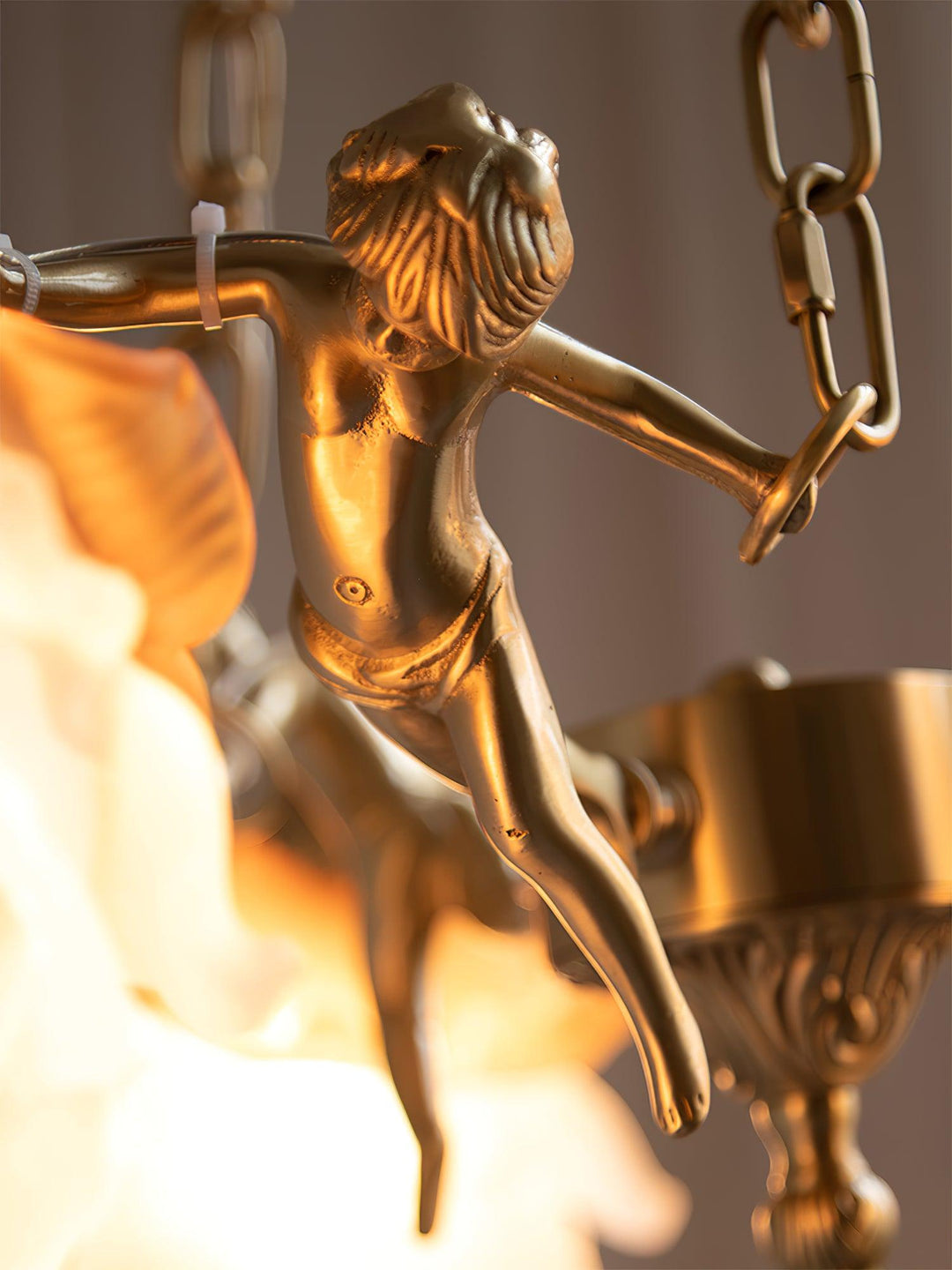 Putti Statuettes Brass Suspension - Vakkerlight