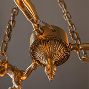 Putti Statuettes Brass Suspension - Vakkerlight