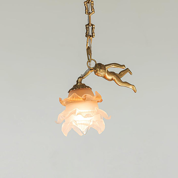 Putti Statuettes Brass Suspension - Vakkerlight