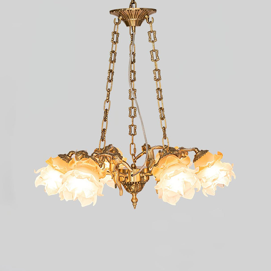 Putti Statuettes Brass Suspension - Vakkerlight