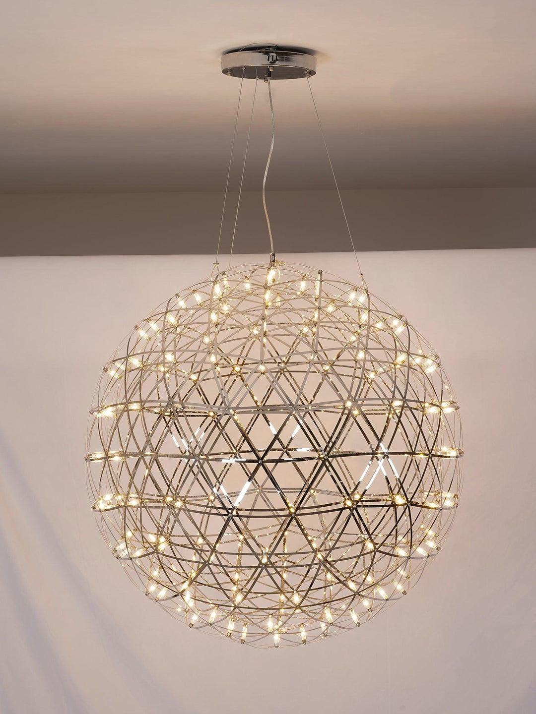 Gold Spark Ball Pendant Light