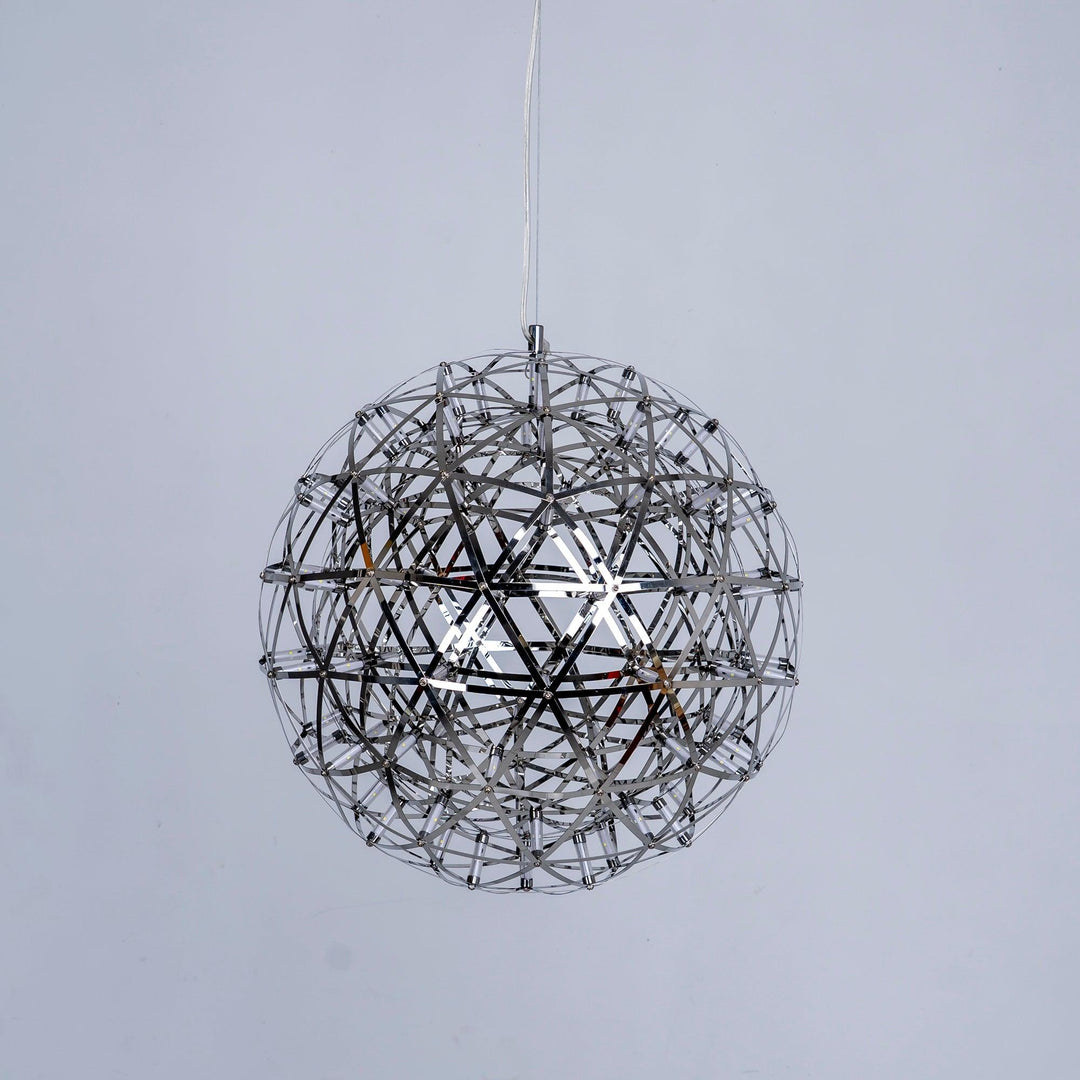 Silver Spark Ball Pendant Light