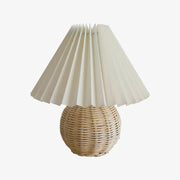 Rattan Pleated Table lamp - Vakkerlight