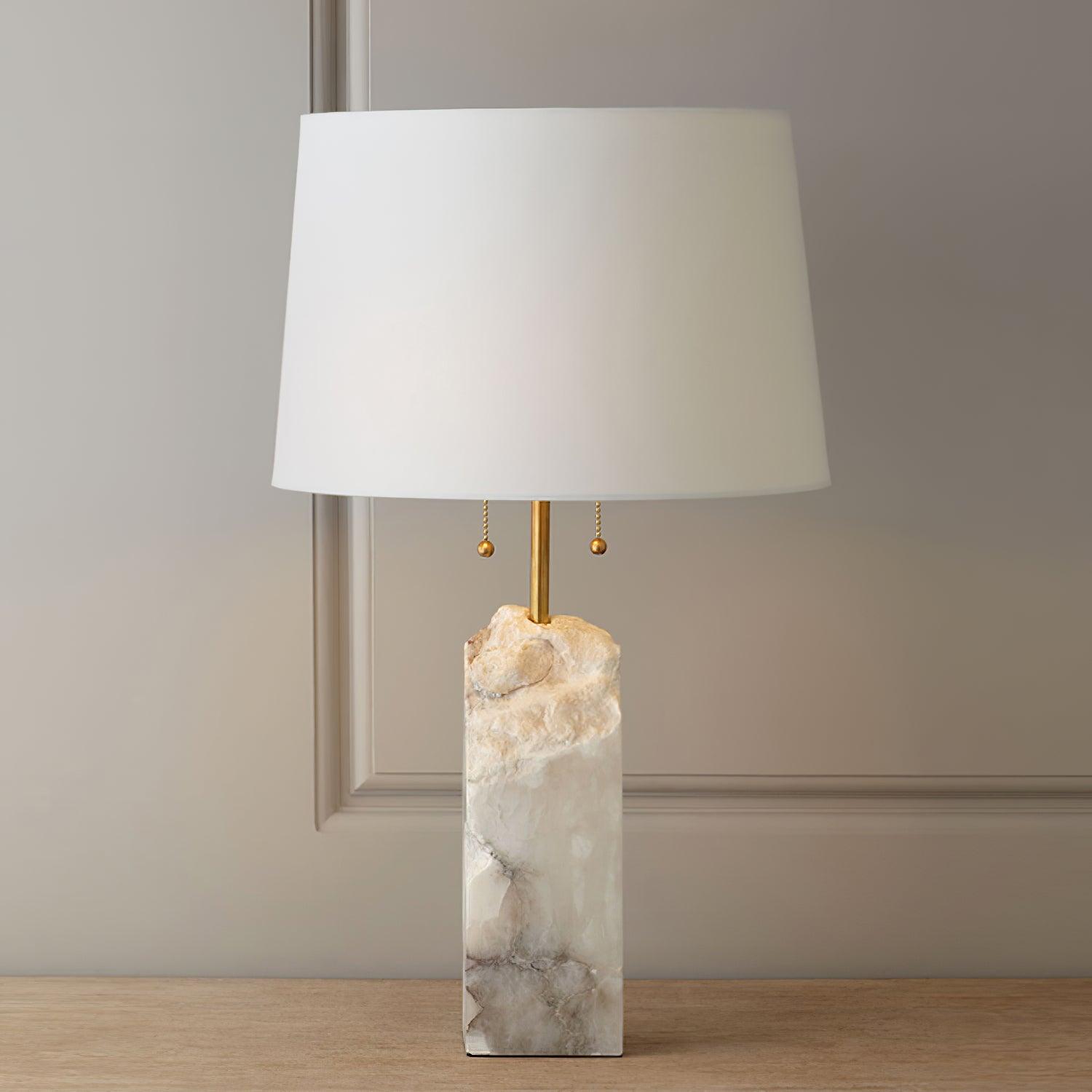 Raw Alabaster Table Lamp – Vakkerlight