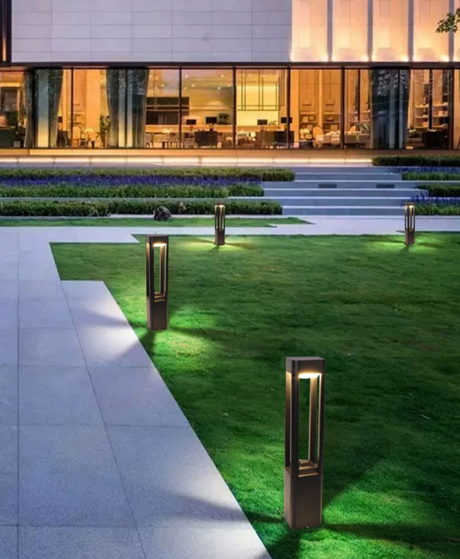 Rectangular Column Garden Outdoor Light – Vakkerlight