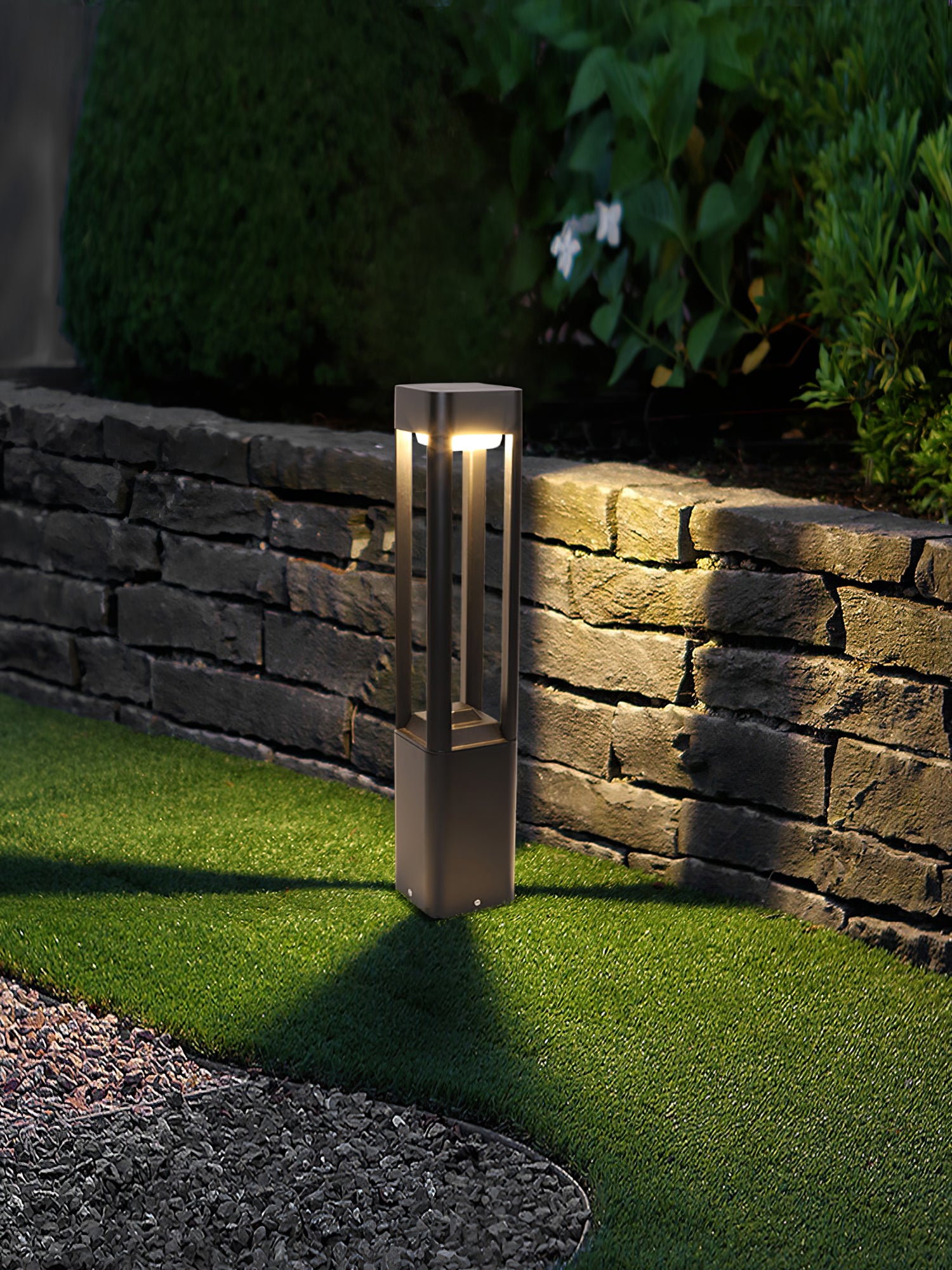 Rectangular Column Up Light Rectangular Column Garden Outdoor Light – Vakkerlight