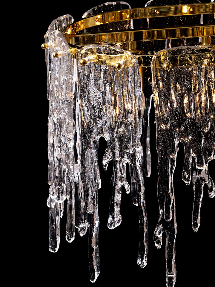 Rectangular Icicle Glass Chandelier - Vakkerlight