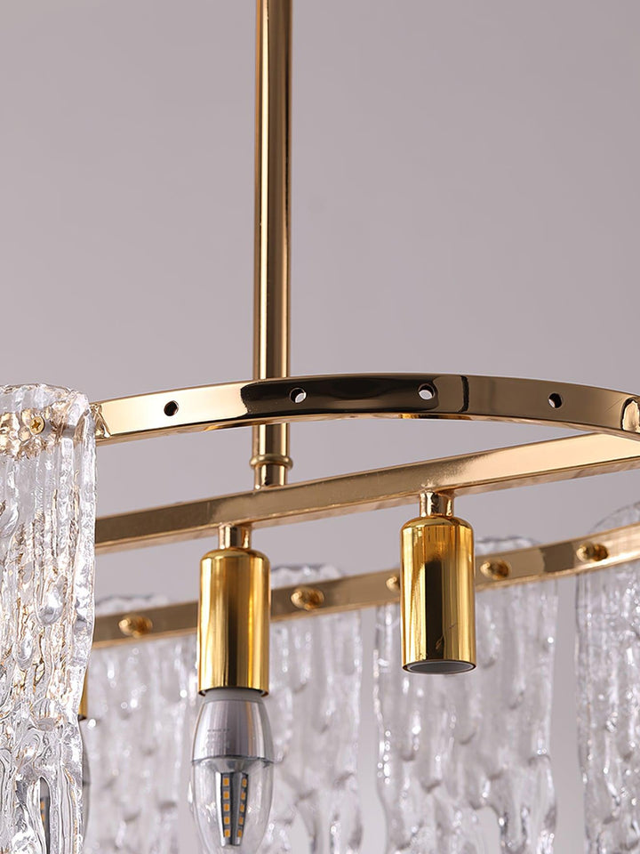 Rectangular Icicle Glass Chandelier - Vakkerlight