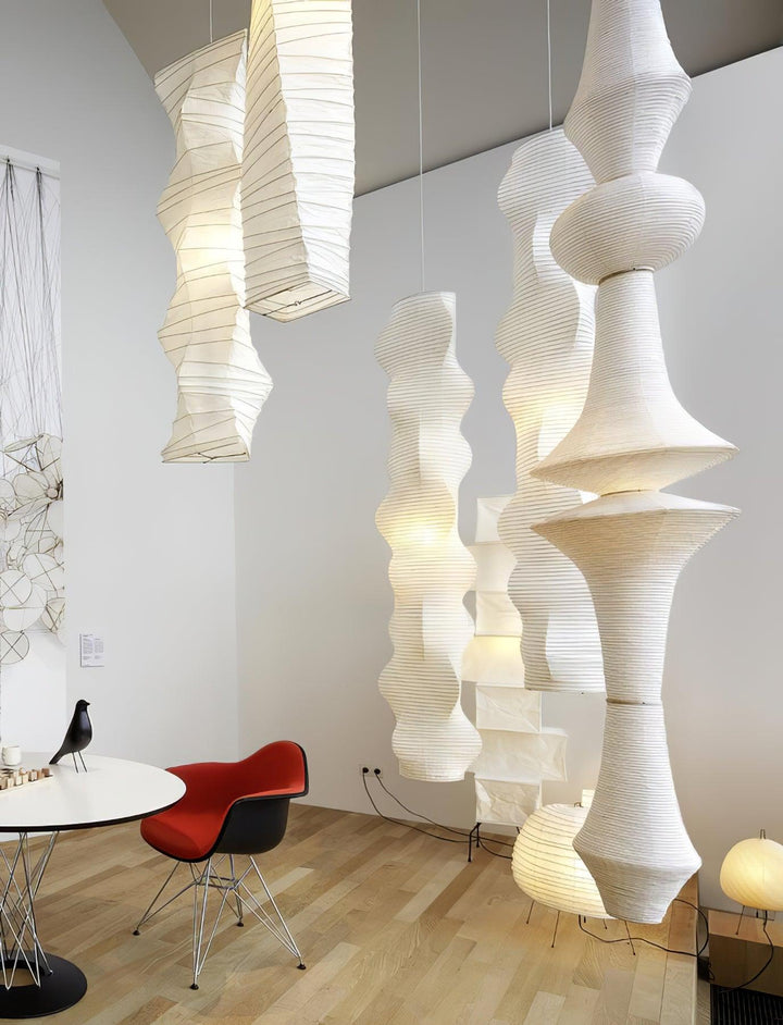 Washi Paper E Pendant Light - Vakkerlight