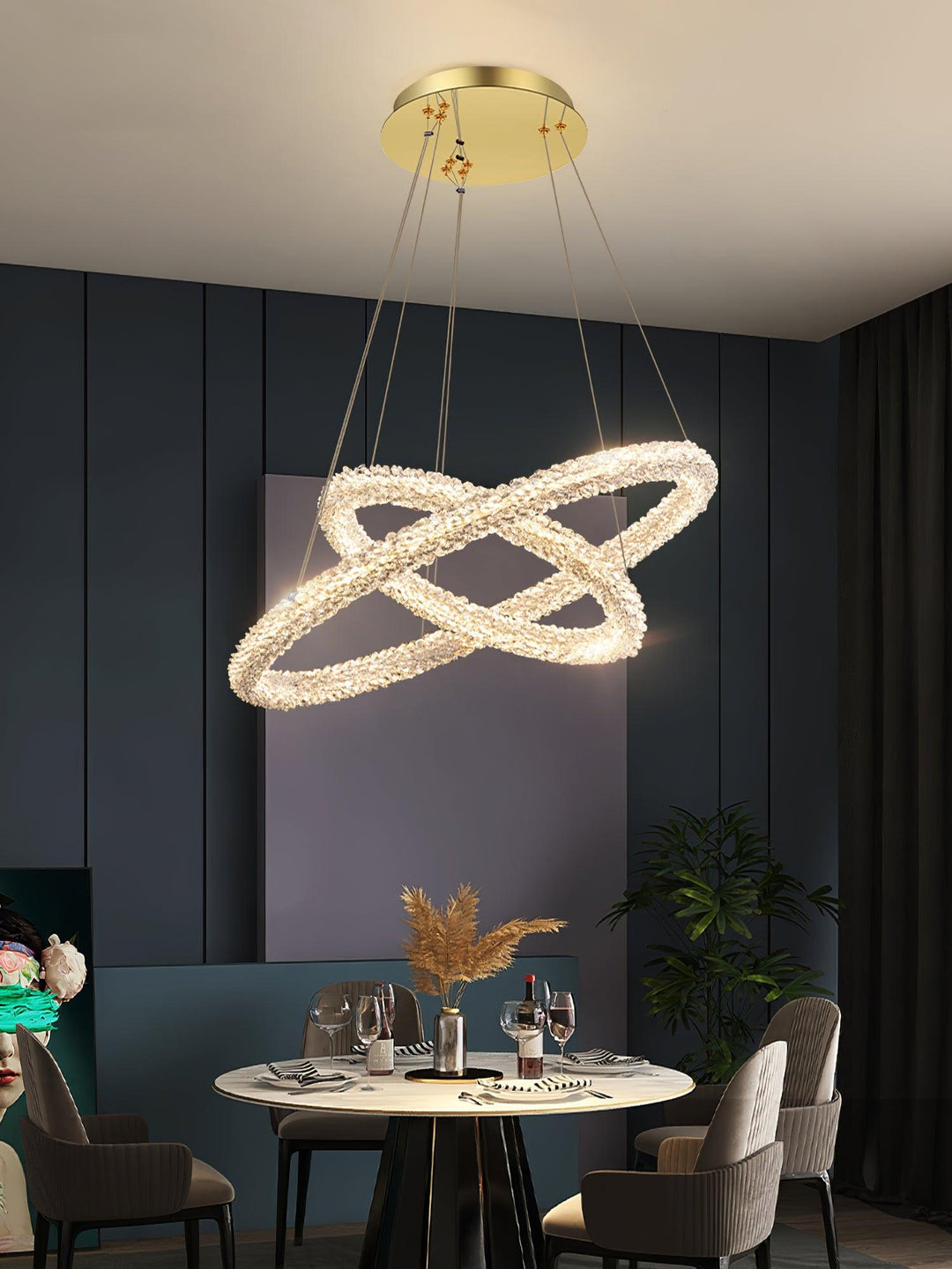 Ring Crystal Chandeliers - Vakkerlight