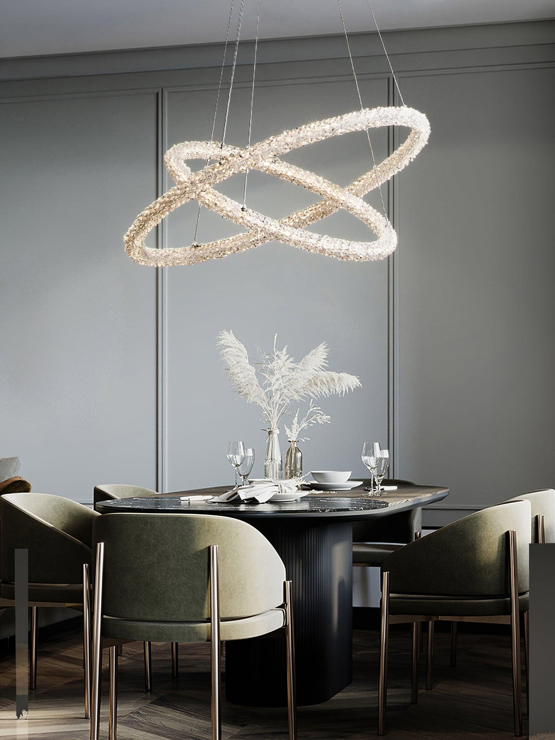 Ring Crystal Chandeliers - Vakkerlight