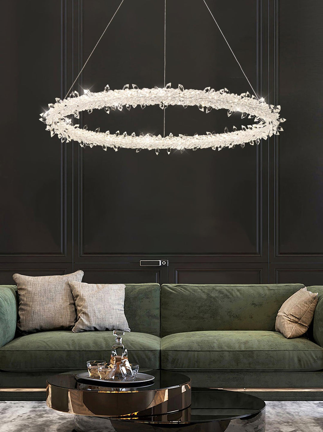 Ring Crystal Chandeliers - Vakkerlight