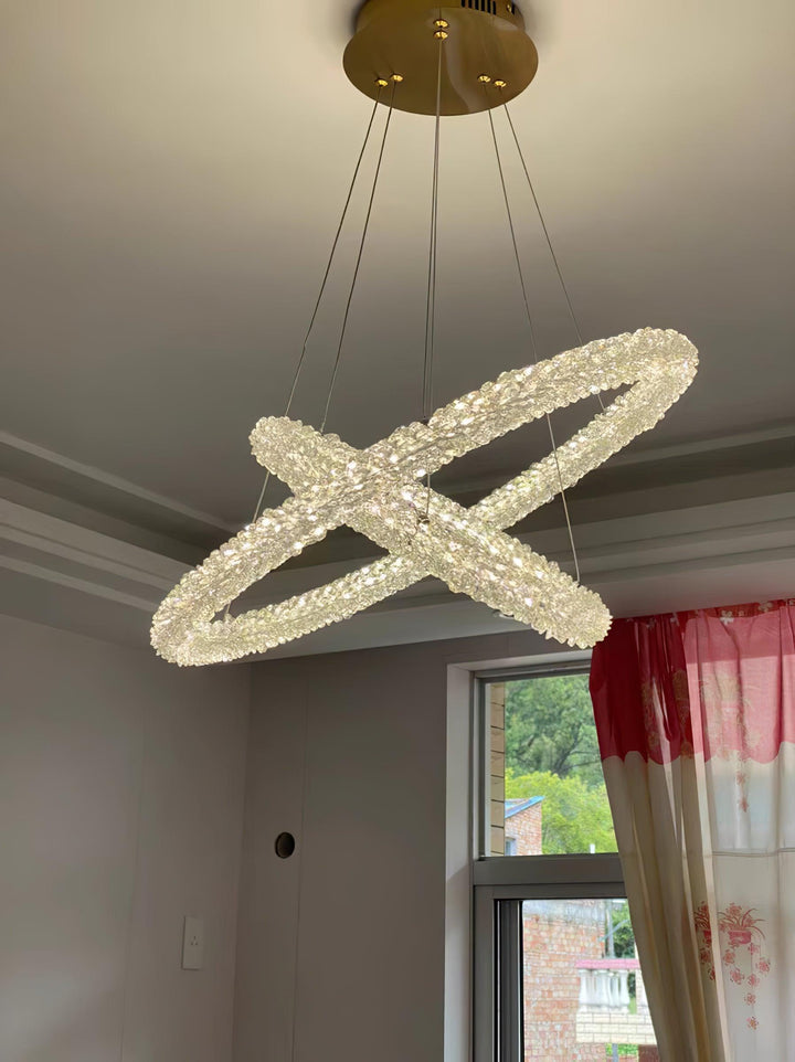 Ring Crystal Chandeliers - Vakkerlight