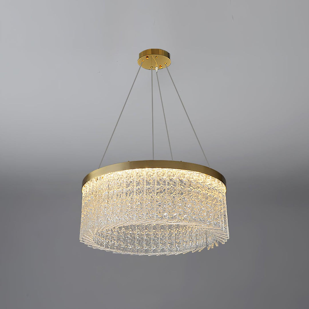 Round Halo Crystal Chandelier - Vakkerlight