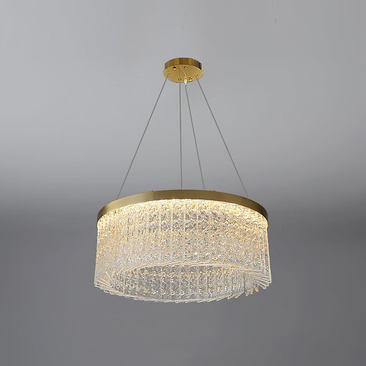 Round Halo Crystal Chandelier - Vakkerlight