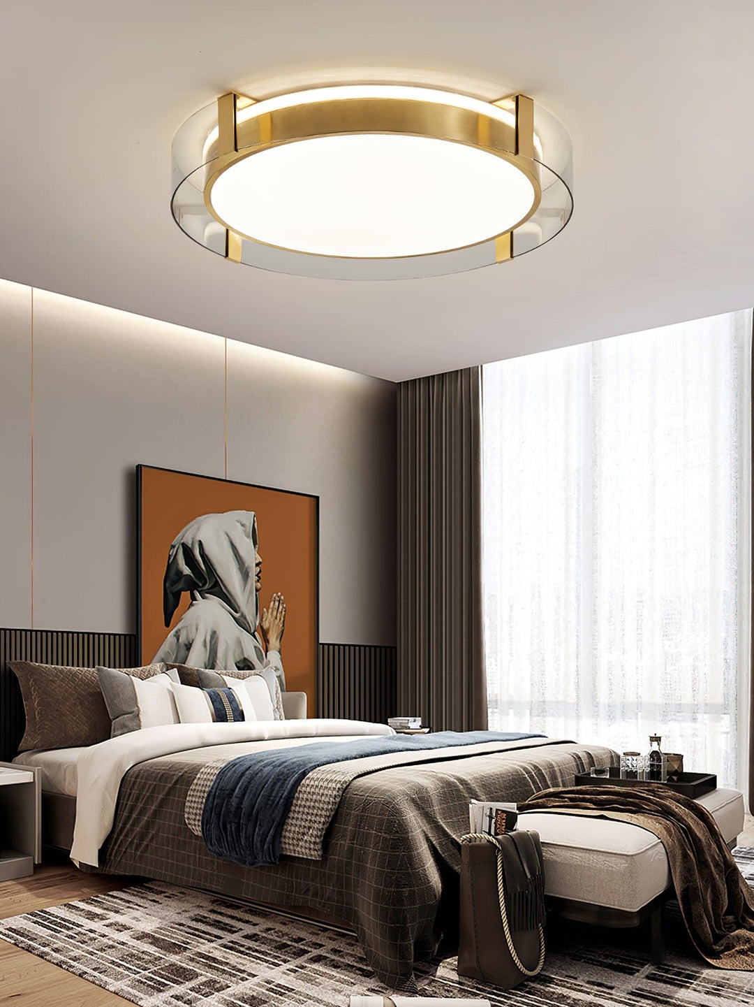 Round Low Profile Ceiling Light - Vakkerlight