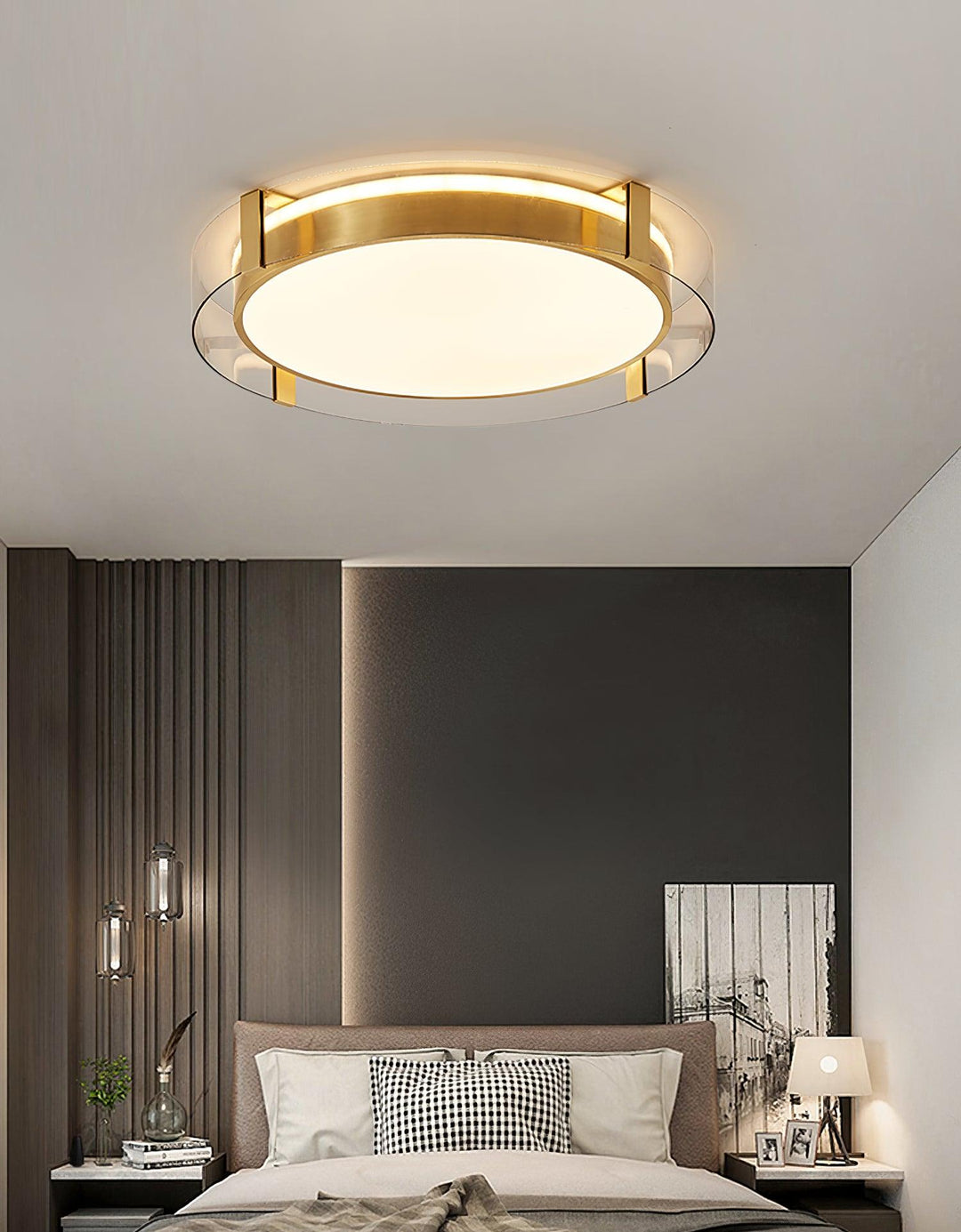 Round Low Profile Ceiling Light - Vakkerlight